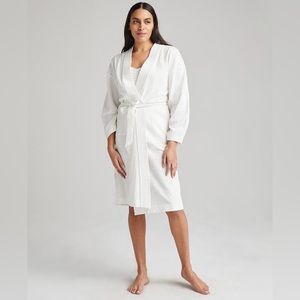 Richer Poorer Cloud Weave Robe Coat - Bone